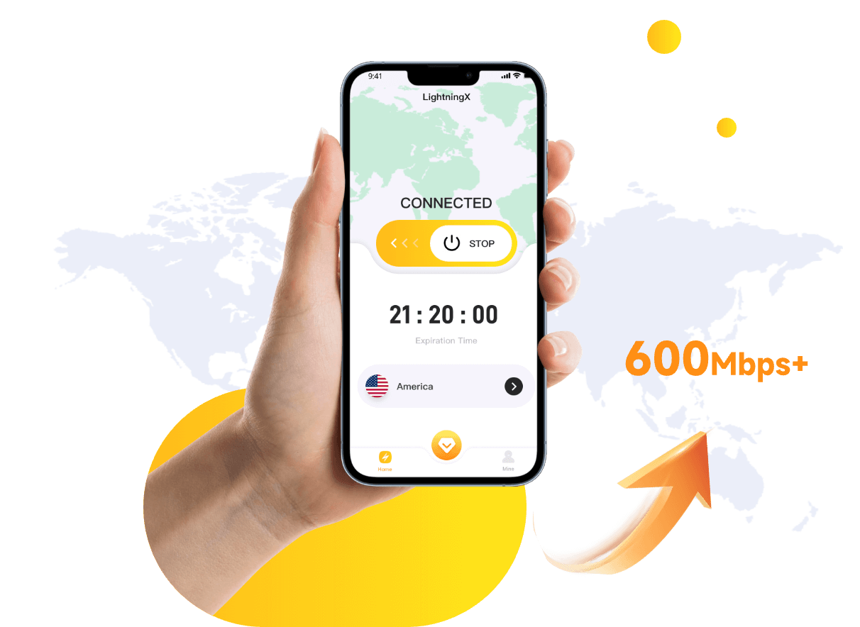 LightningX VPN|闪连VPN-Einfache Bedienung, Ein-Klick-Verbindung